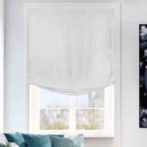 White Roman Shade